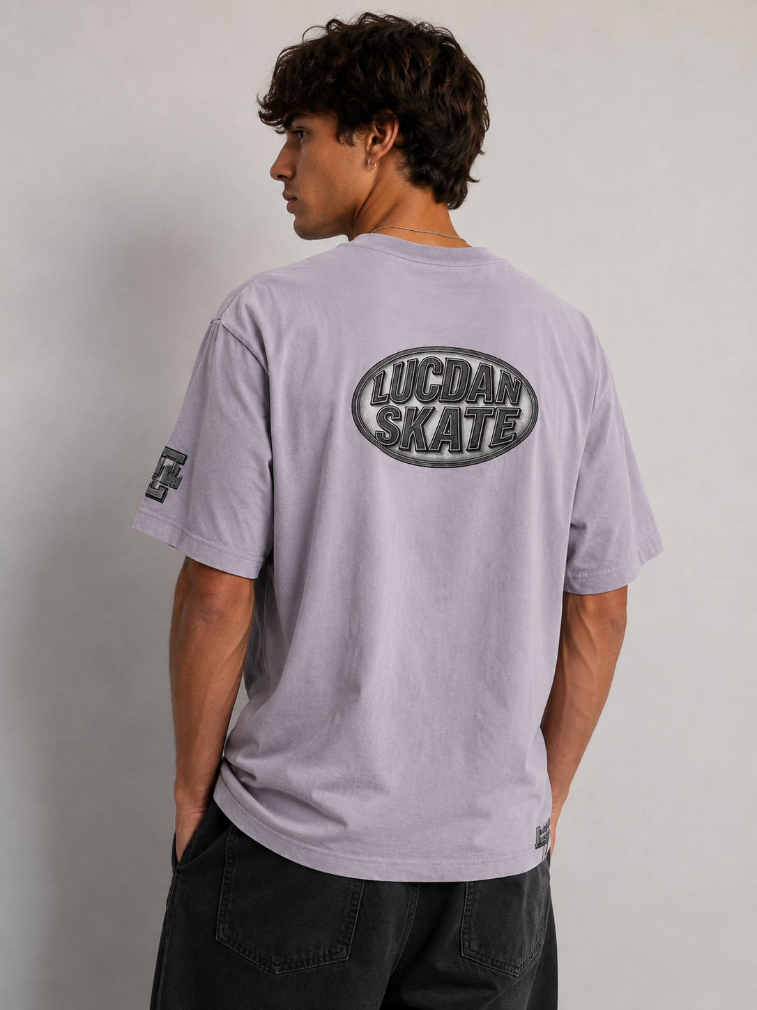 Camiseta Oversize Lila – LucDan Skate