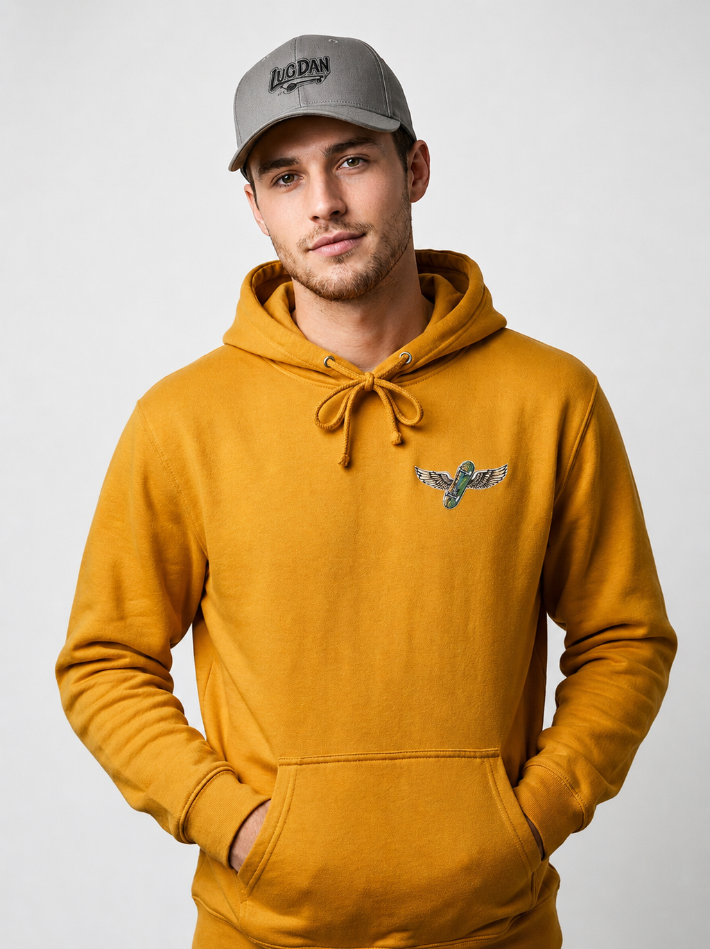 Sudadera con Capucha Caqui – Lucdan Skate Co.