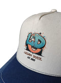 Gorra LUCDAN Rejilla Azul Frontal Blanco