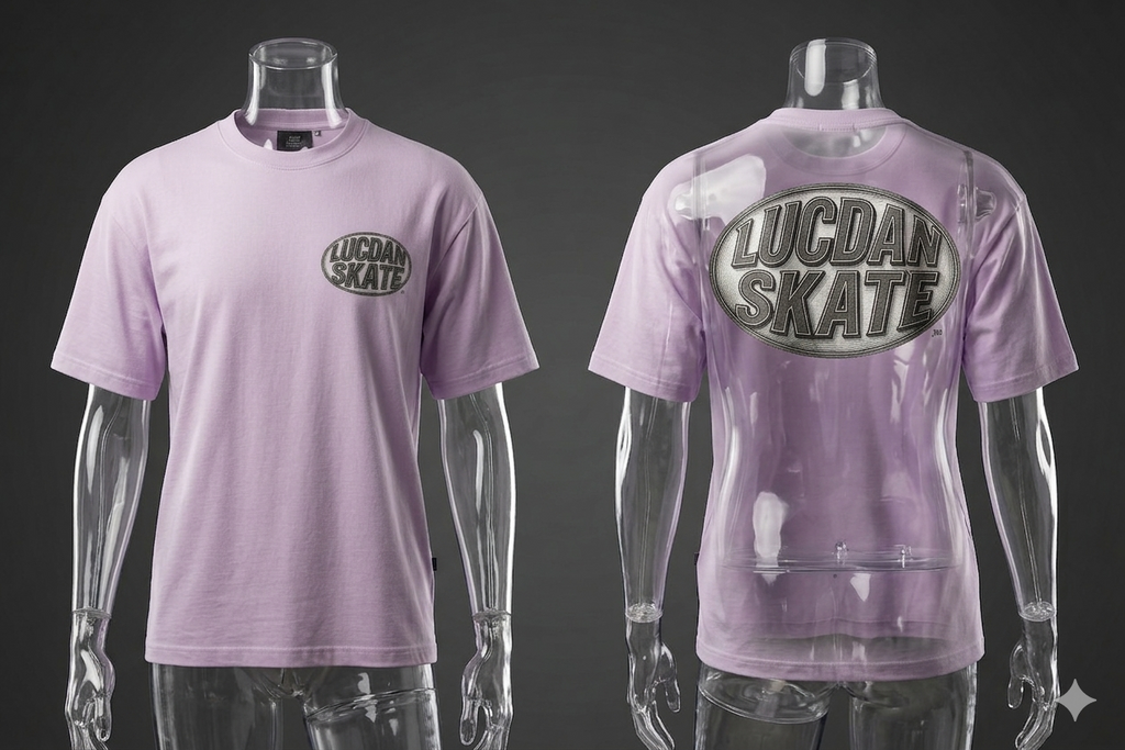 Camiseta Oversize Lila – LucDan Skate