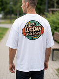 Camiseta Oversize Blanca Unisex — LucDan Skate