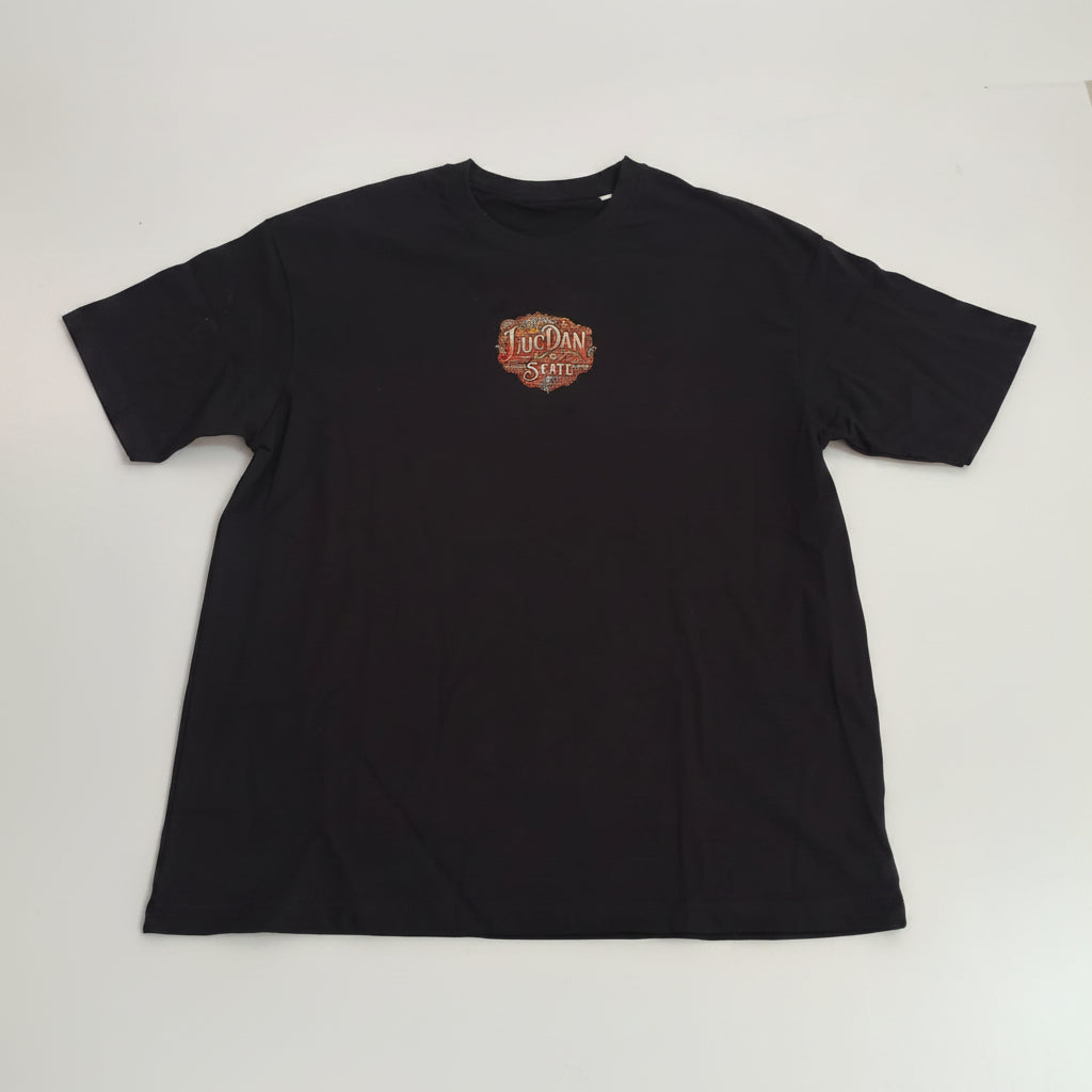 Camiseta Lusca Skate — Negro