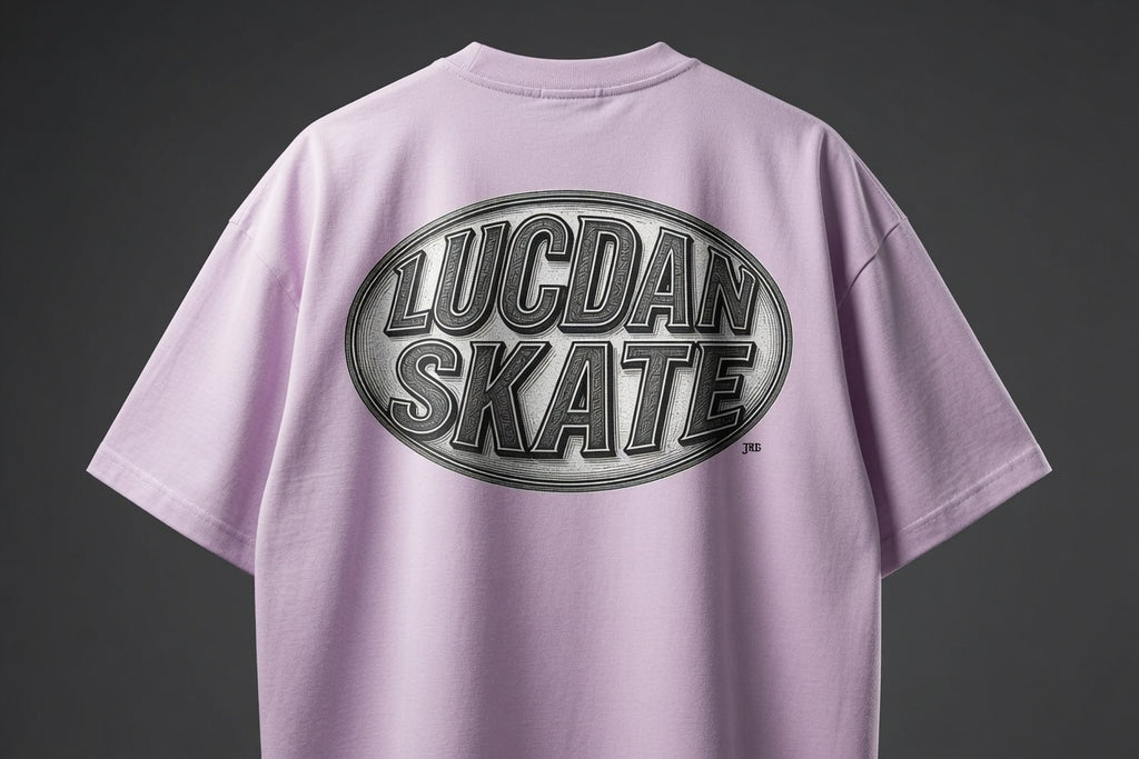 Camiseta Oversize Lila – LucDan Skate